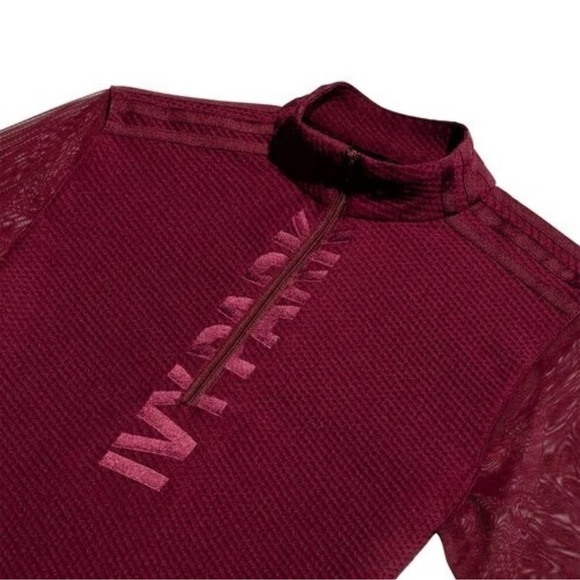 adidas x Ivy Park Asymmetrical Dress Maroon Size Small NWT Discontinued Rare - Picture 8 of 13